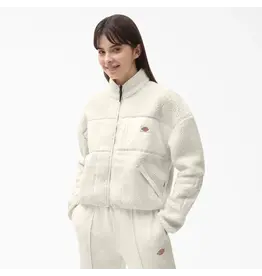 RED CHUTE TEXTURED FLEECE JACKET