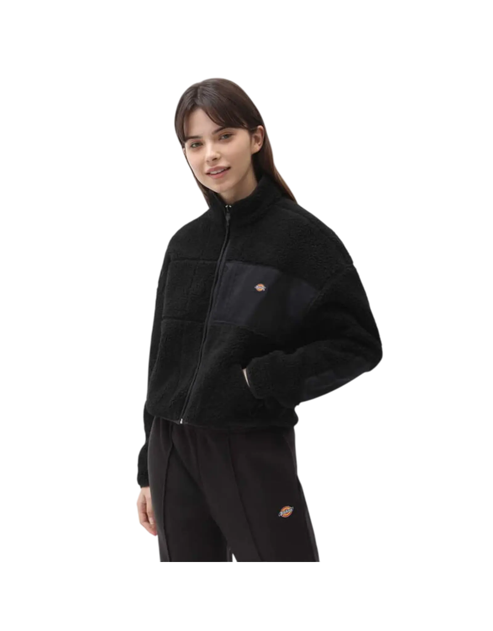 RED CHUTE TEXTURED FLEECE JACKET