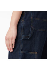 DICKIES Women's Relaxed Fit Bib Overalls Dark Indigo - FB206DIB