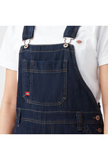 DICKIES Women's Relaxed Fit Bib Overalls Dark Indigo - FB206DIB