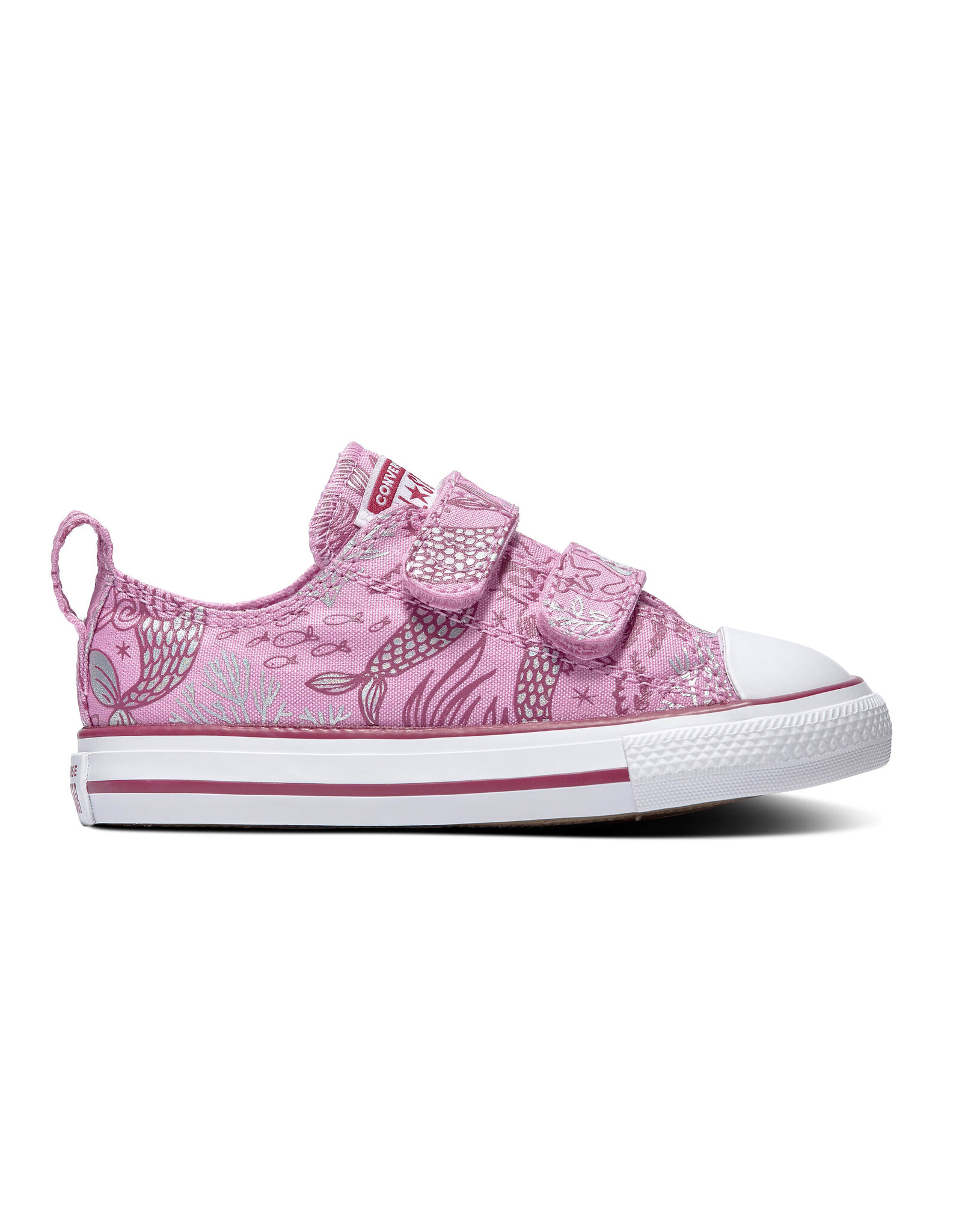 CHUCK TAYLOR ALL STAR  2V OX PEONY PINK/ROSE MAROON/WHITE CLSIR-767205C