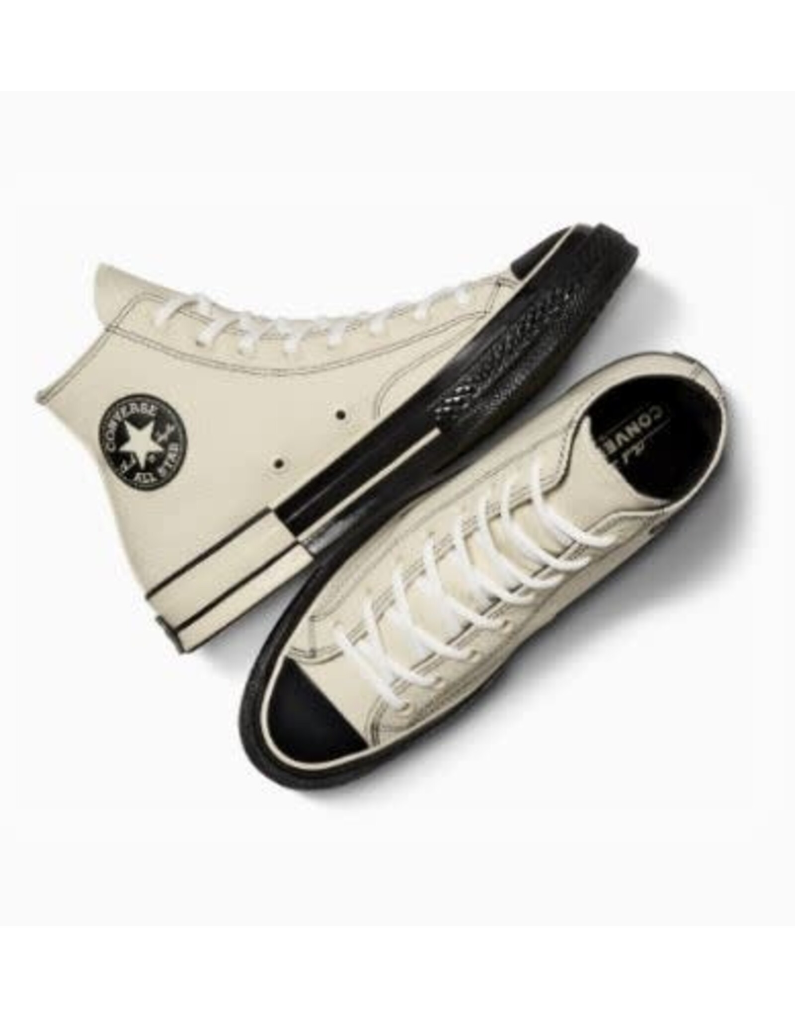 CHUCK 70 BLACK & WHITE NATURAL IVORY/BLACK C470NIB - A08188C