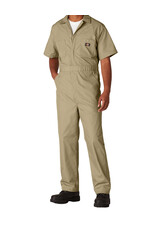 DICKIES Short Sleeve Coveralls Khaki - 33999KH