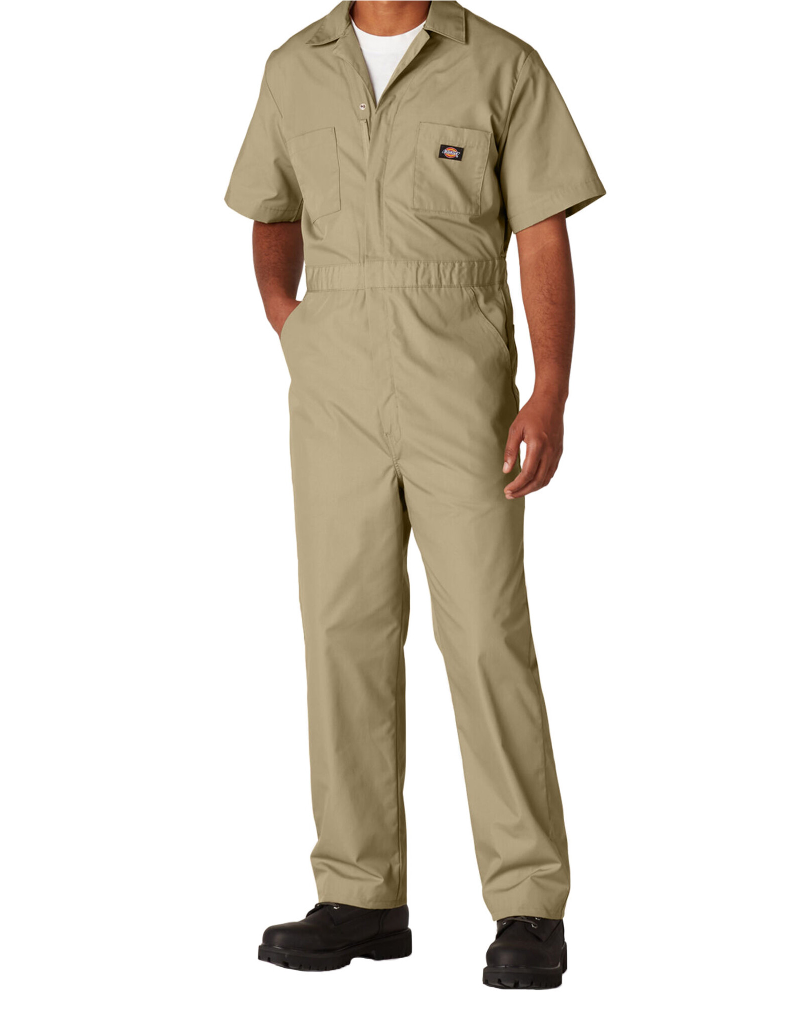 DICKIES Short Sleeve Coveralls Khaki - 33999KH