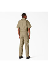 DICKIES Short Sleeve Coveralls Khaki - 33999KH