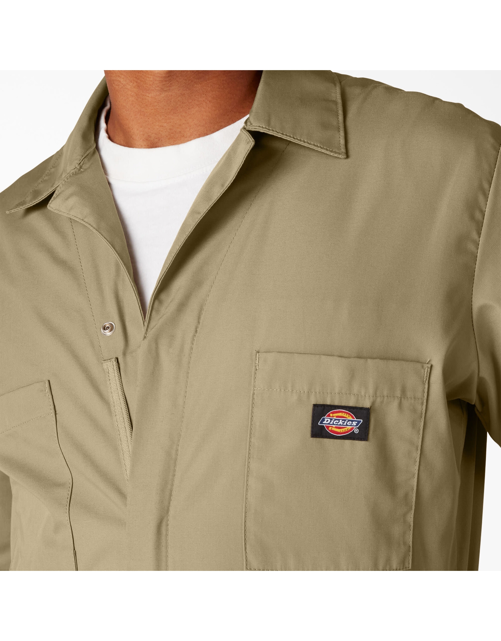 DICKIES Short Sleeve Coveralls Khaki - 33999KH