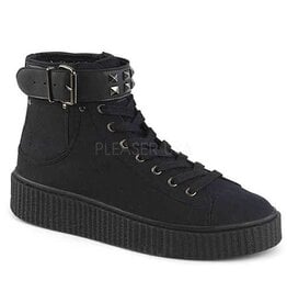 SNEEKER-255 1 1/2"PF Round Toe Lace-Up Front High Top Creeper Sneaker-D15BCS