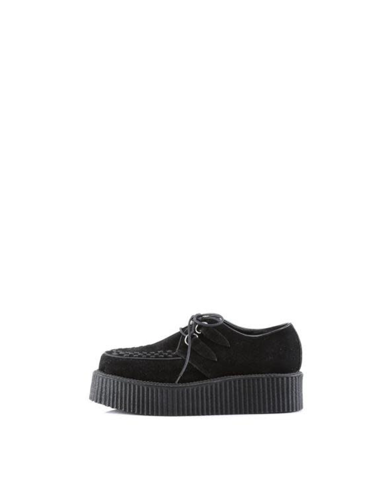 V-CREEPER-502S Black Vegan Suede Creeper D3VSB