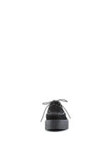 V-CREEPER-502S Black Vegan Suede Creeper D3VSB