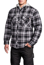Quilted Faux Fleece Jacket D4126