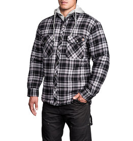 Quilted Faux Fleece Jacket D4126