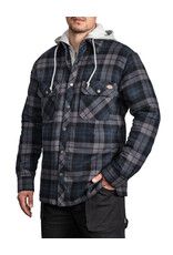 Quilted Faux Fleece Jacket D4126