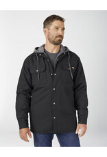 Fleece Hooded Duck Shirt Jacket with Hydroshield