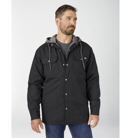Fleece Hooded Duck Shirt Jacket with Hydroshield