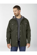 Fleece Hooded Duck Shirt Jacket with Hydroshield