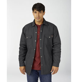Flannel Lined Duck Shirt Jacket with Hydroshield