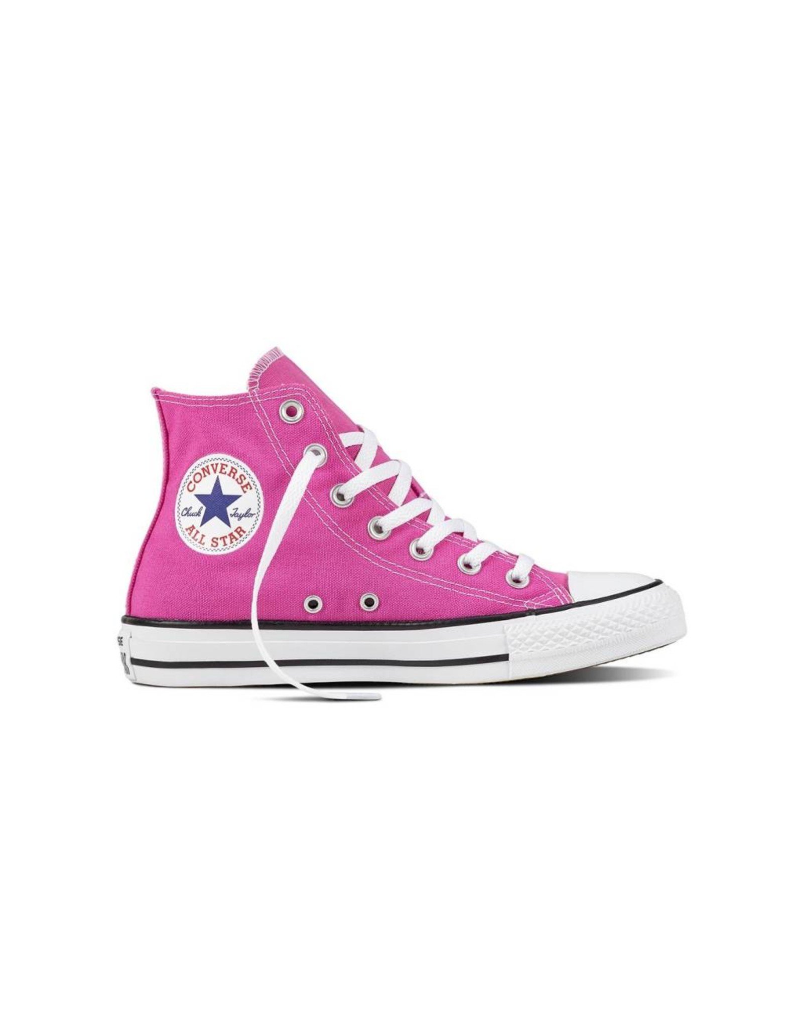 magenta high top converse