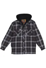 Fleece Hooded Flannel Shirt Jacket with Hydroshield TJ211