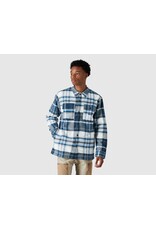 PATTERN LINED SHIRT JACKET