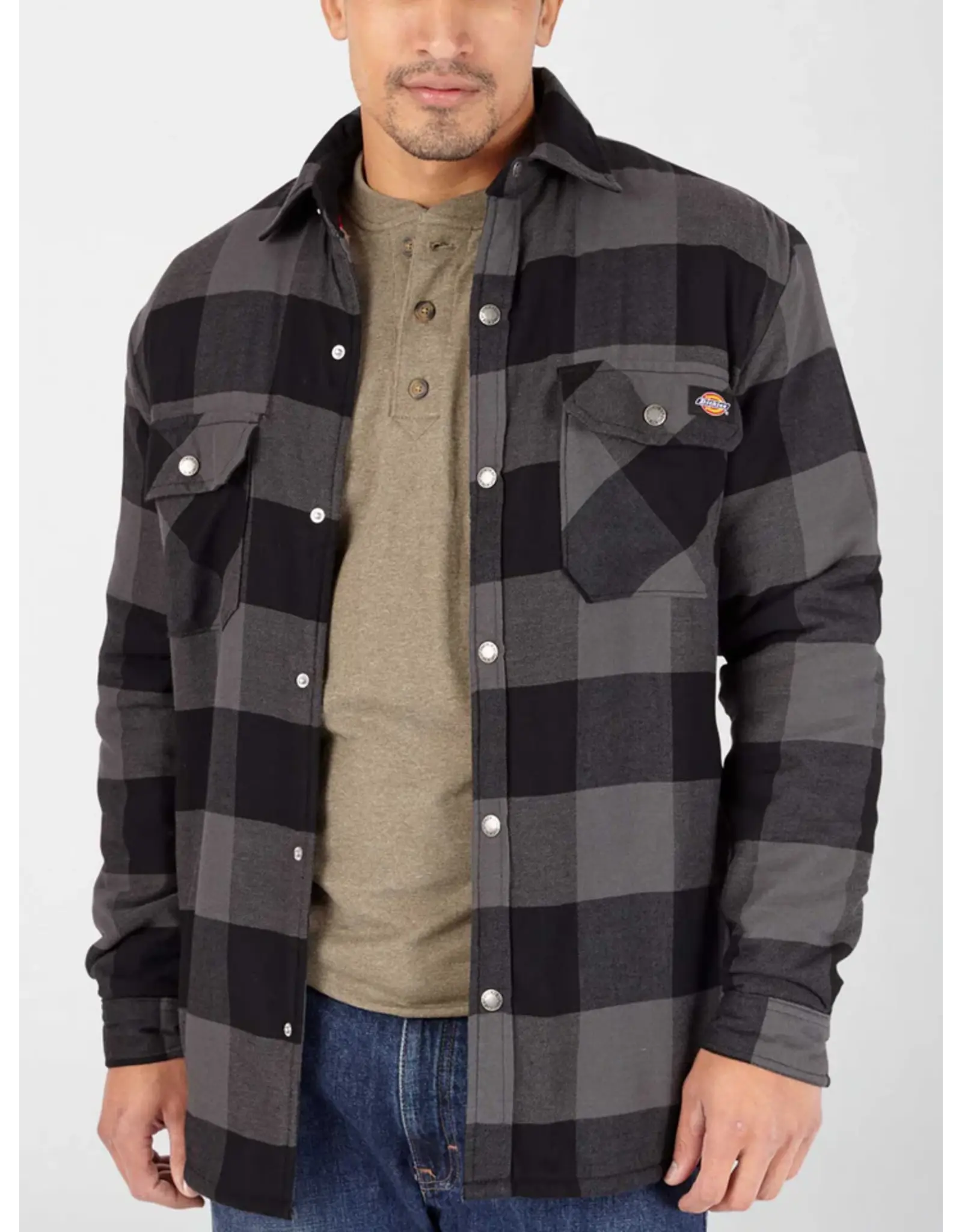 Sherpa Lined Flannel Shirt Jacket with Hydroshield TJ210