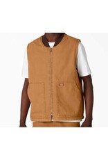 Dickies Stonewashed Duck High Pile Fleece Lined Vest