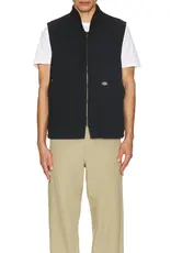 Dickies Stonewashed Duck High Pile Fleece Lined Vest