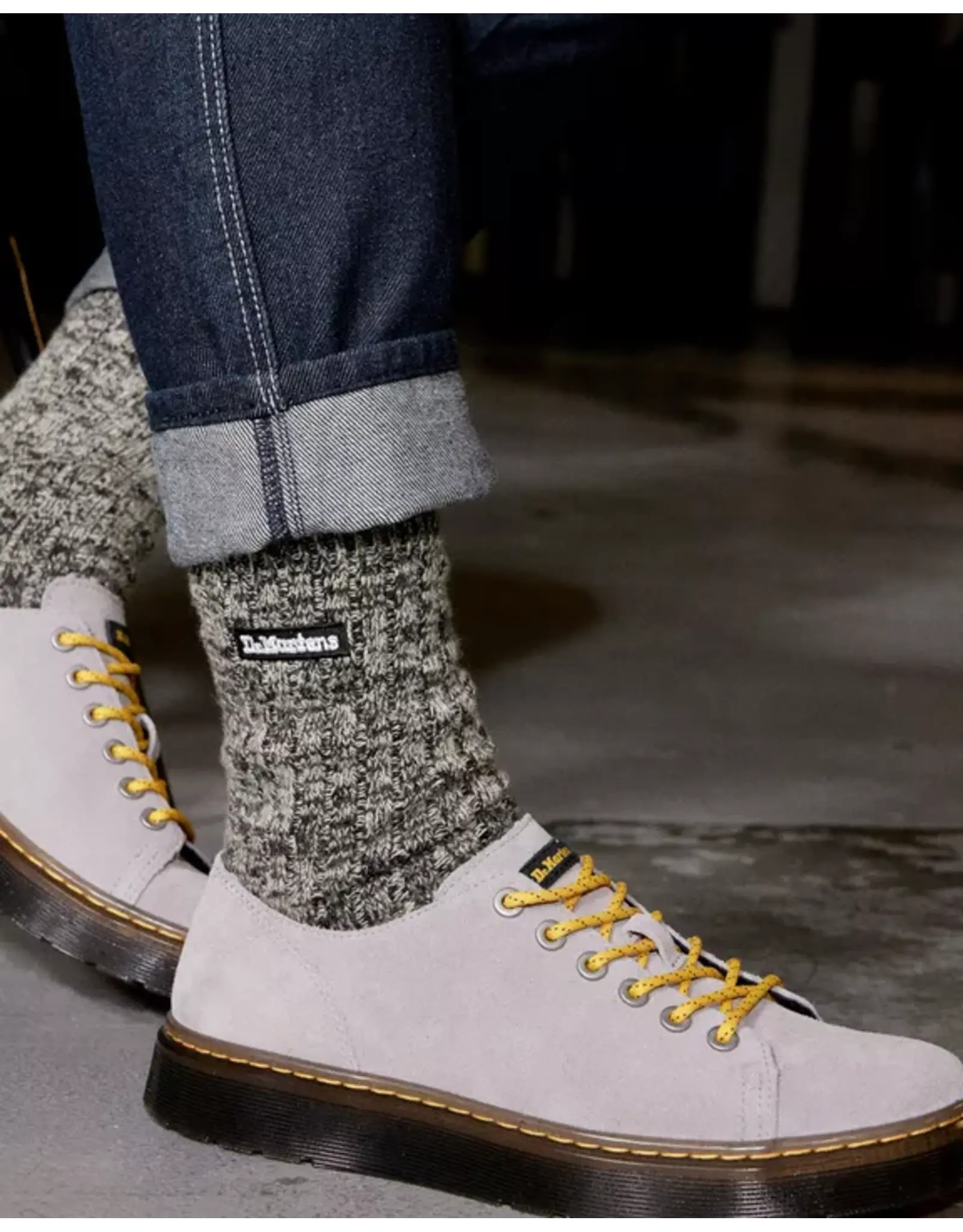 SOCK BLACK COTTON/MERINO BLEND-AD060001