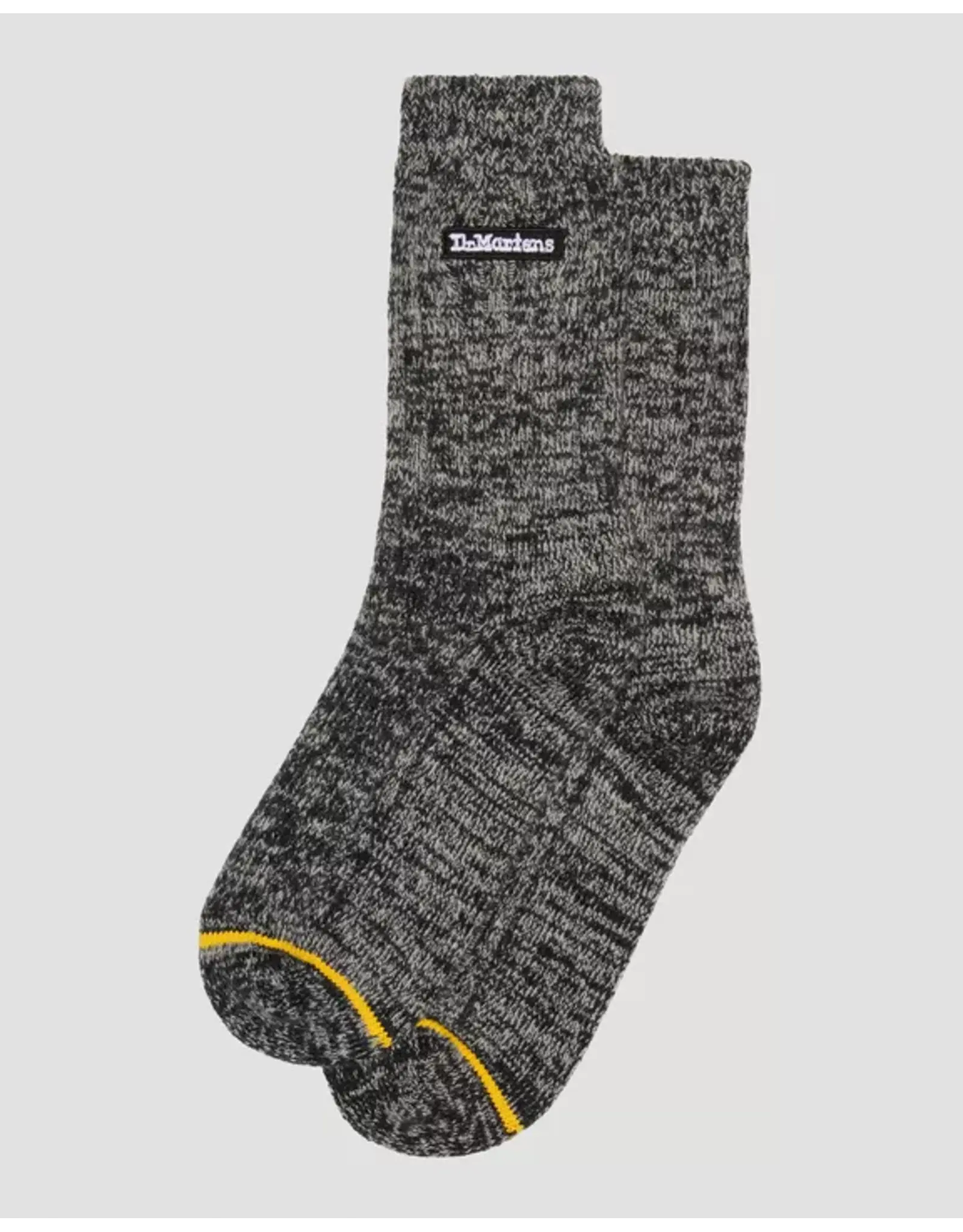 SOCK BLACK COTTON/MERINO BLEND-AD060001