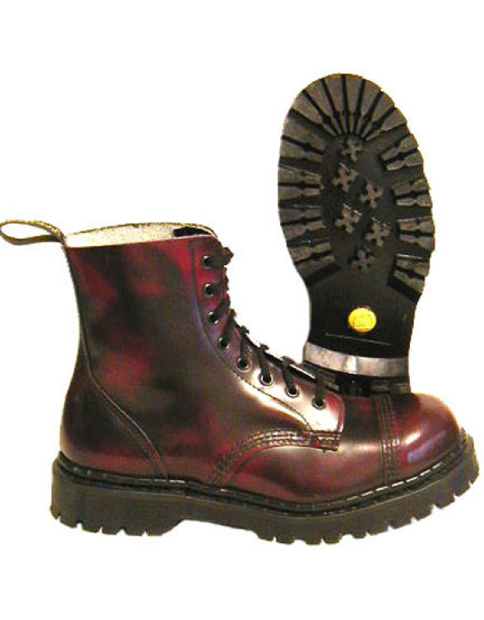 TREDAIR BOOT RED RUBOFF 8 EYELETS STEELTOE T802BU