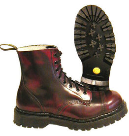 TREDAIR BOOT RED RUBOFF 8 EYELETS STEELTOE T802BU
