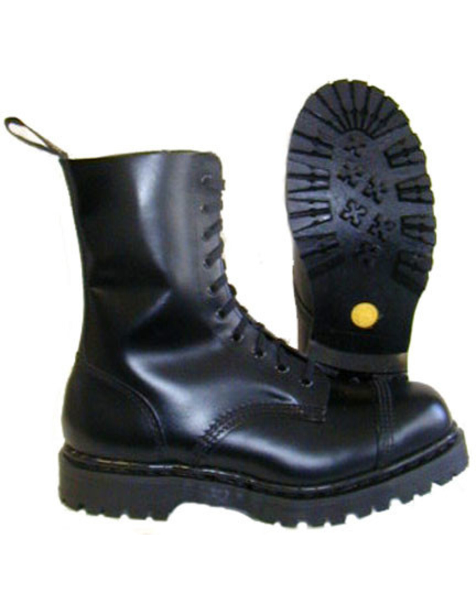 TREDAIR BOOT BLACK 10 EYELETS STEELTOE T1001B