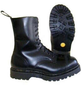 TREDAIR BOOT BLACK 10 EYELETS STEELTOE T1001B