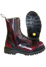 TREDAIR BOOT RED RUBOFF 10 EYELETS STEELTOE T1001BU