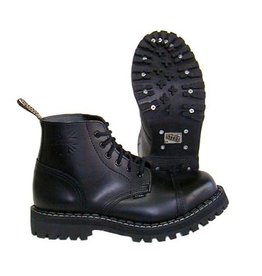 BOOT 6 EYELETS BLACK CAP S600B