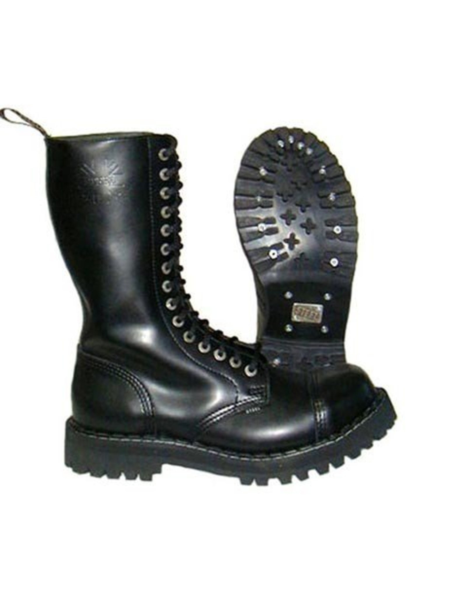 BOOT 15 EYELETS BLACK CAP S1500B