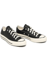 CHUCK 70 OX LEATHER BLACK/EGRET/EGRET CC070BX - 167065C