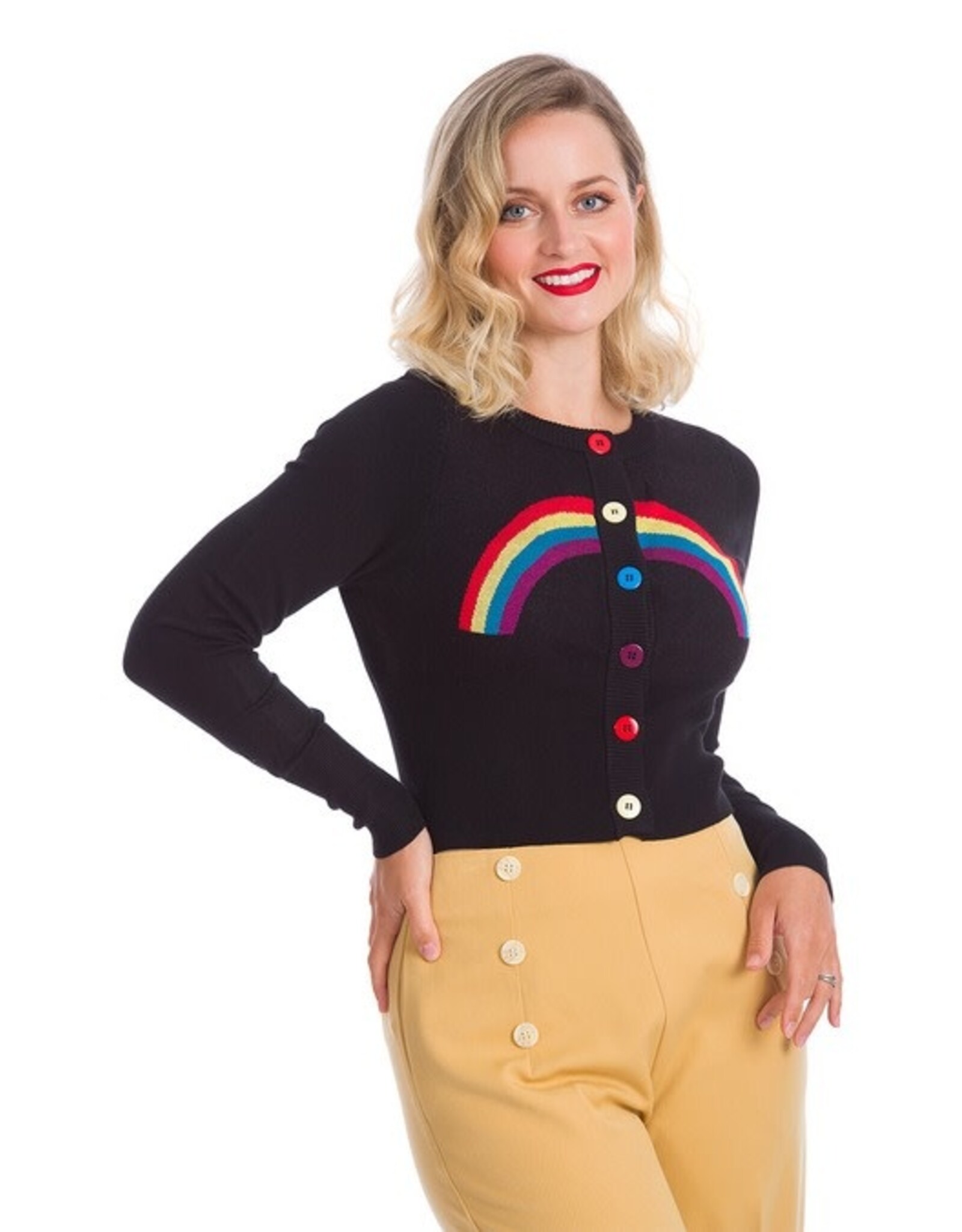 RAINBOW DAYS AHEAHD CARDIGAN - CA21078R