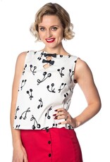 WHITE CHERRY POP TOP - TP10028