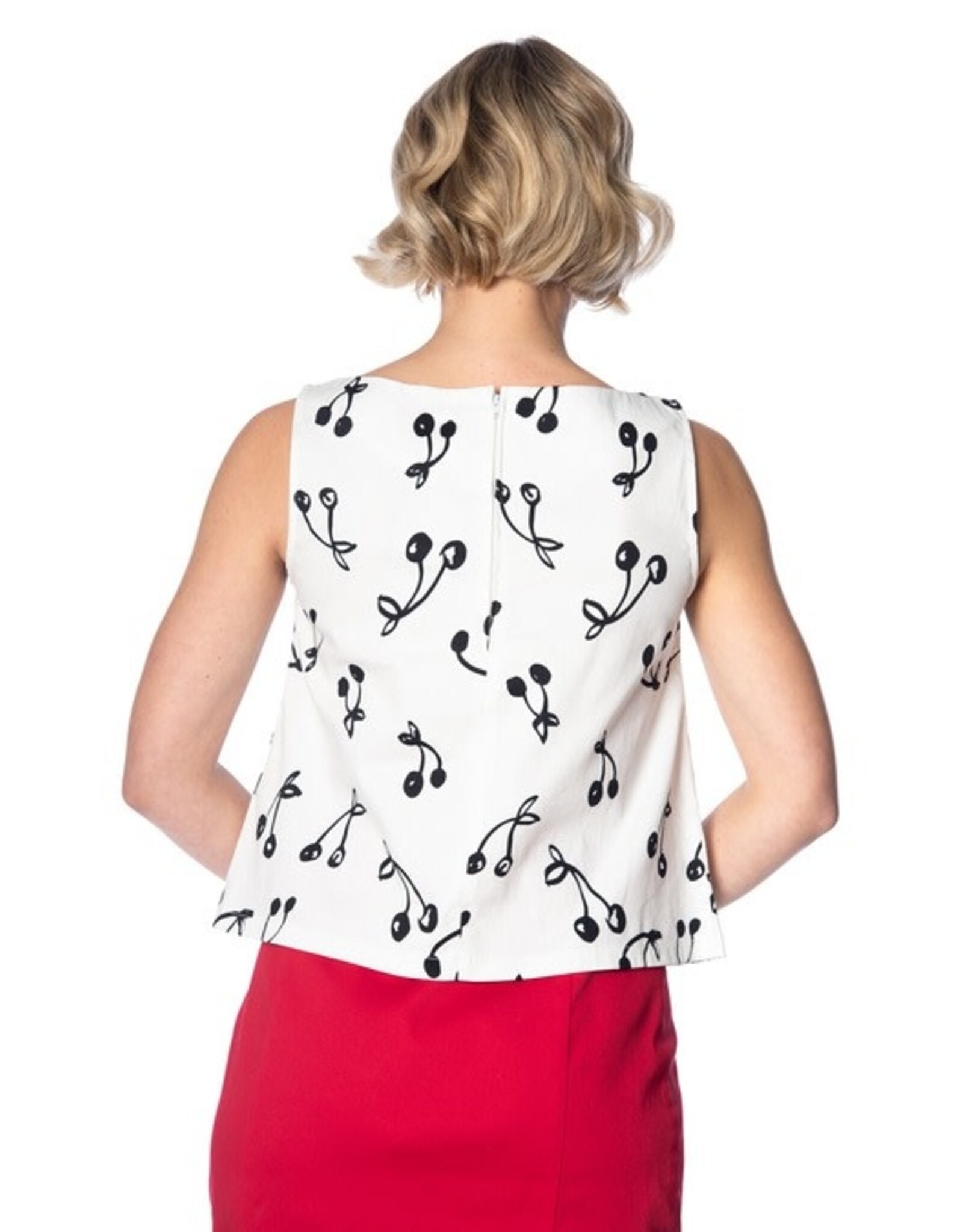 WHITE CHERRY POP TOP - TP10028