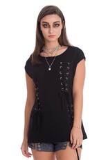 BLACK CARK SUMMER TIE TOP - TP10291