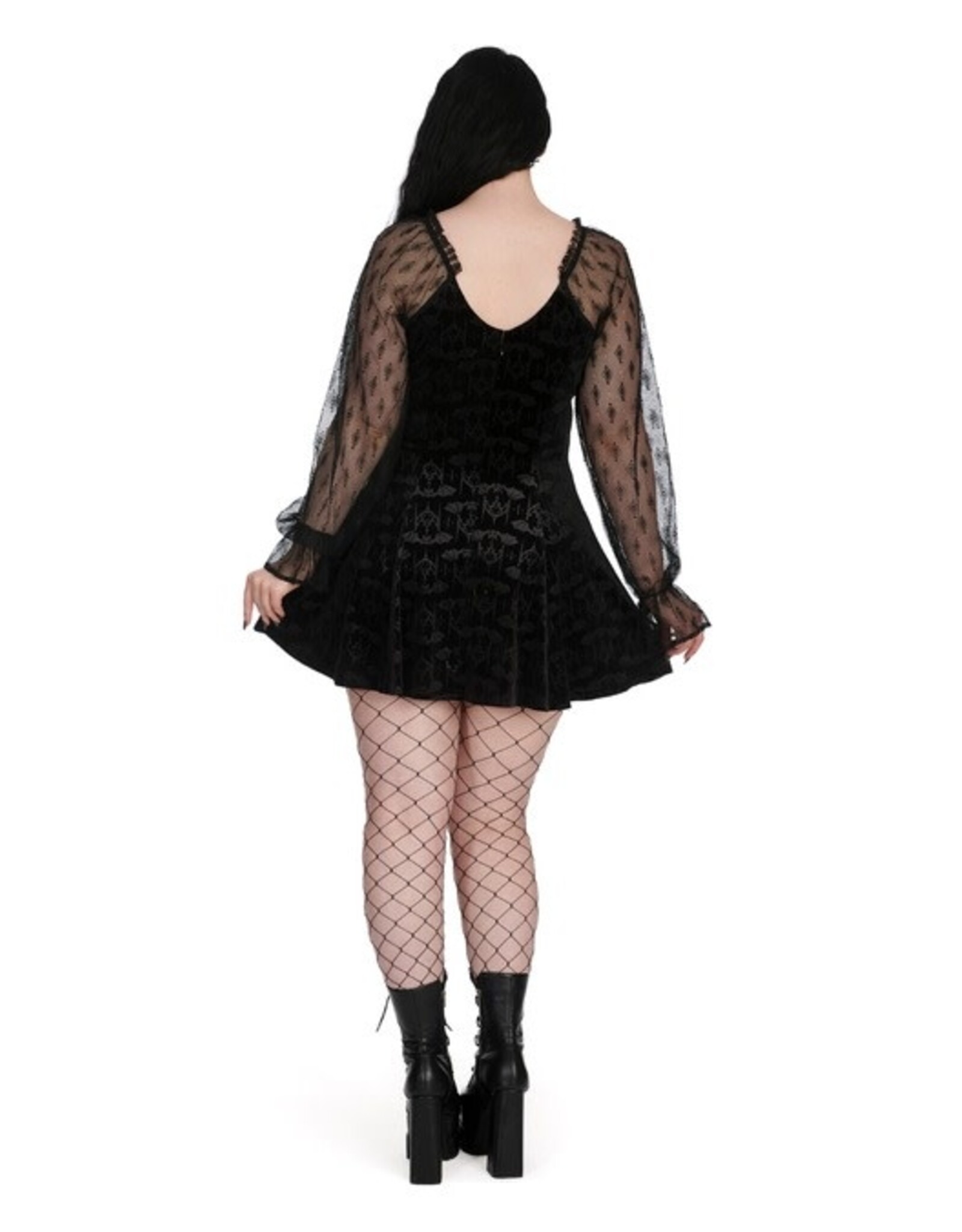 BLACK BLOODLETTING DRESS - DR17123