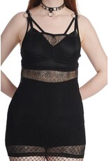 BLACK NECRO DRESS - DR16730