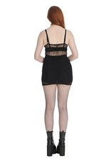 BLACK NECRO DRESS - DR16730