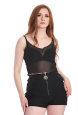 LIMA MESH TOP BLACK - TP10483