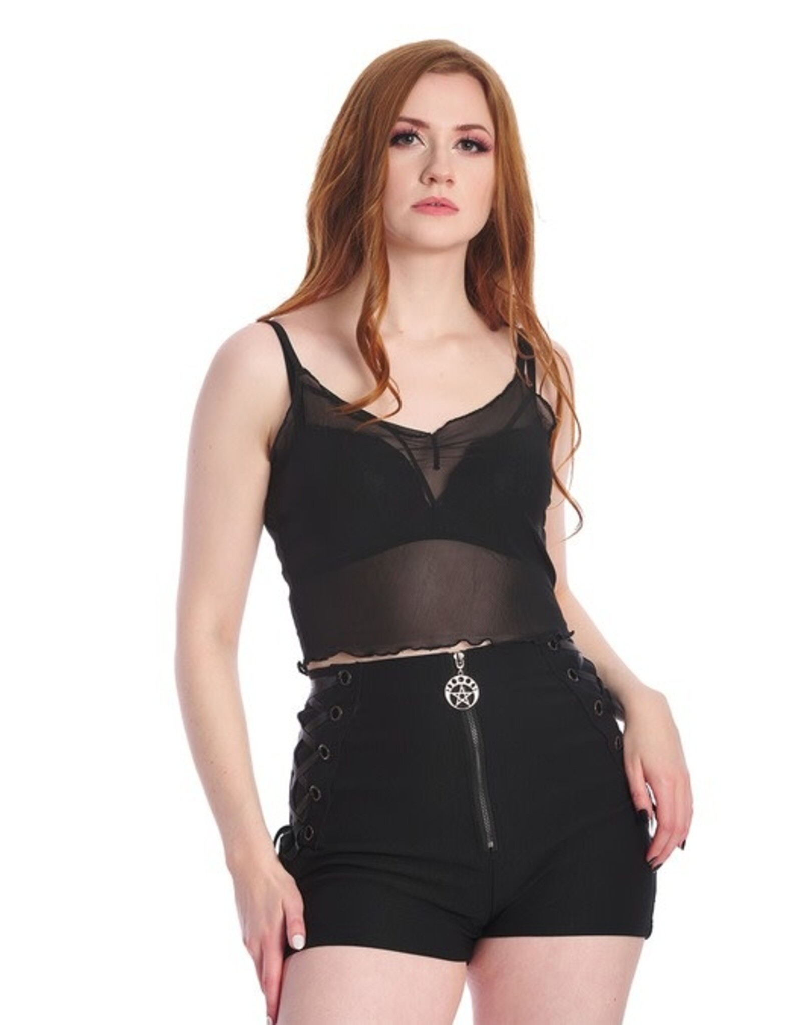 LIMA MESH TOP BLACK - TP10483