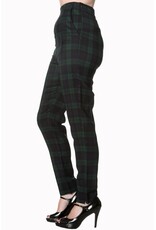 Tell Me Not High Waist Slim Leg Trouser