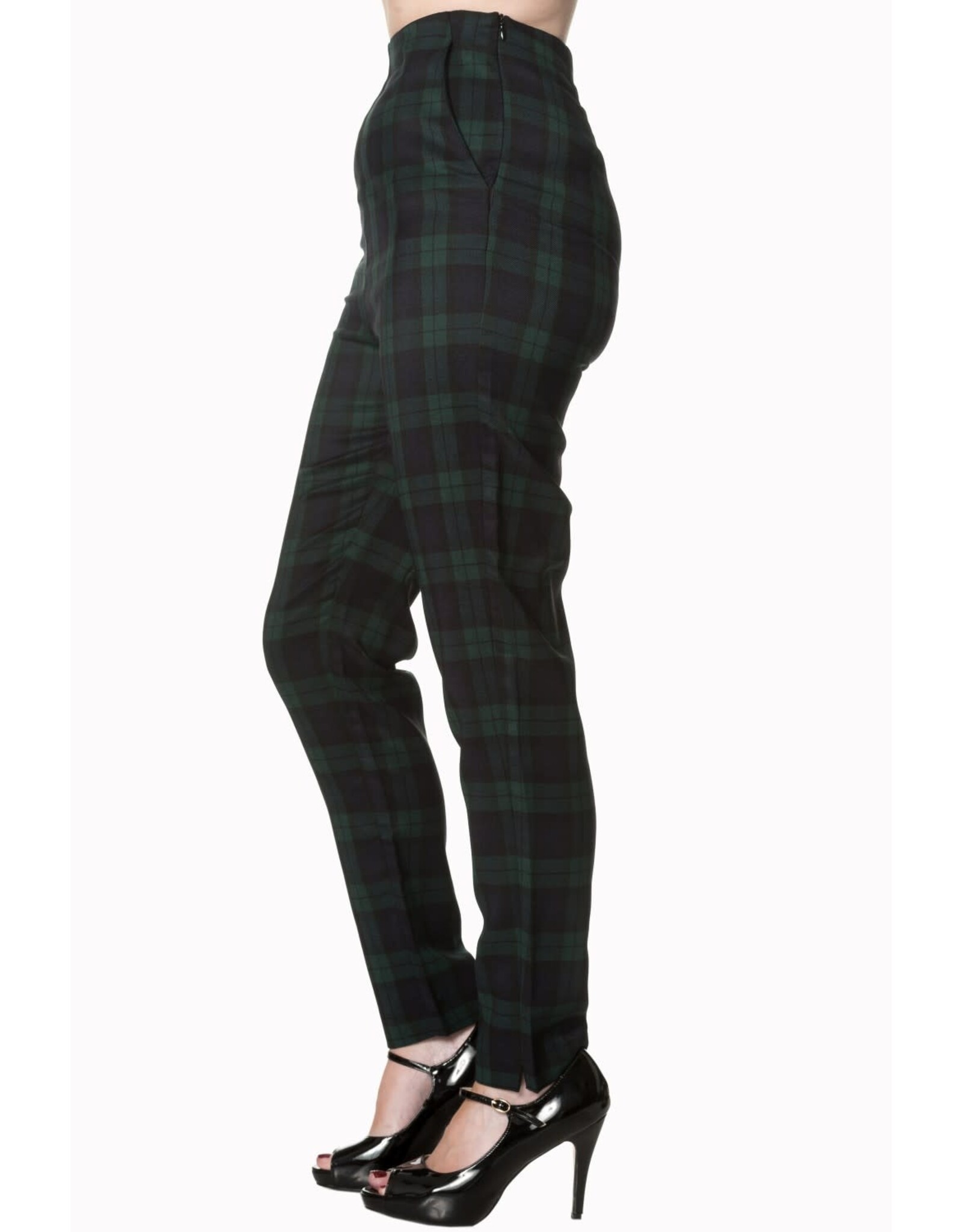 Tell Me Not High Waist Slim Leg Trouser