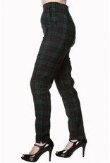 Tell Me Not High Waist Slim Leg Trouser