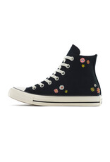 CTAS HI RETRO FLOWERS EMBROIDERED BLACK/BRIGHT OUTLOOK/ALL HEAT C26FLO - A16902C