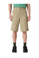 Loose Fit Flat Front Work Shorts, 13" Khaki - 42283KH / D42283KHK